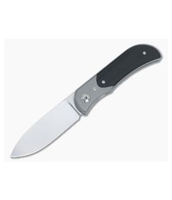 Trevor Burger Custom LEXK Spearpoint Recessed Black G10 with Titanium Bolster - CU-5036 1