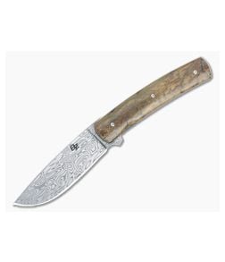 Brad Zinker Custom FR 4H Liner Lock Mammoth Bark - CU-5089 1