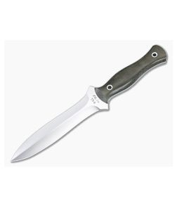 Mike Irie Custom TS-6 Dagger OD Green Micarta - CU-5095 1