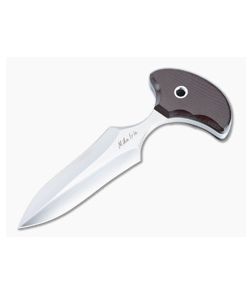 Mike Irie Custom Version 2 Push Dagger Maroon Micarta - CU-5100 1