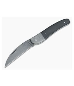 Chuck Hawes Custom Seahorse Whittler Black Micarta Damascus - CU-5151 1