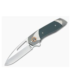 Seamus Knives Custom Second Act Crossover Green G10 - CU-5168 1