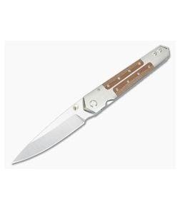 Sergey Rogovets Custom Ice Pick XL Brown Micarta & MagnaCut - CU-5185 1