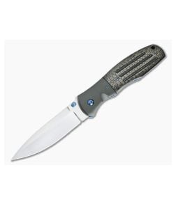John W. Smith Custom 4" Fighter Lightning Strike Carbon Fiber Zirconium - CU-5190 1