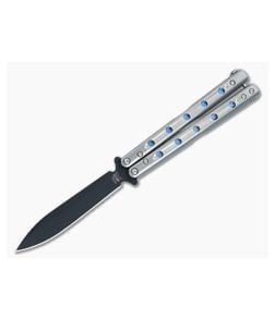 Flytanium V6 Titanium Black Benchmade 51BK Balisong - FT-51BK-V6TI 1