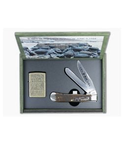 Case D-Day 80th Anniversary Trapper with Zippo Lighter Boxed Set - CA-52019 1