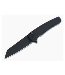 Protech Malibu Reverse Tanto Black DLC 20CV Black Button Lock Flipper 5203 - PT-5203 1