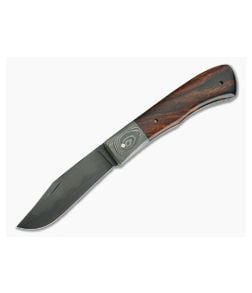 Chuck Hawes Custom Remington Style Folder Ironwood W2 Hamon - CU-5205 1