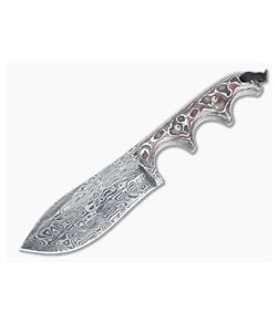 Alan Folts Custom Minimalist Nessmuk Damasteel & FatCarbon - CU-5218 1