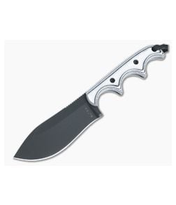 Alan Folts Custom Minimalist Nessmuk Black/White G10 - CU-5221 1
