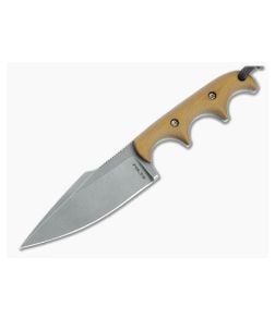 Alan Folts Custom Personal Minimalist Natural Micarta - CU-5226 1