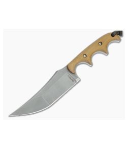 Alan Folts Custom Minimalist Katana Natural Micarta - CU-5229 1