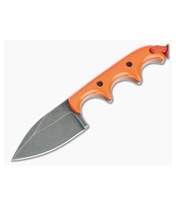 Alan Folts Custom Minimalist Spear Point Orange G10 - CU-5236 1