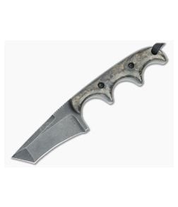 Alan Folts Custom Minimalist Tanto Gold FatCarbon - CU-5244 1