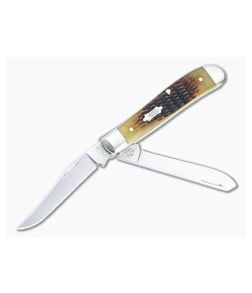Case Mini Trapper Antique Bone Rogers Corn Cob Jig 52830 - CA-52830 1