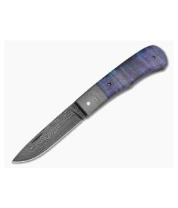 Chuck Hawes Custom Small Remington Trapper Purple Maple Damascus - CU-5286 1