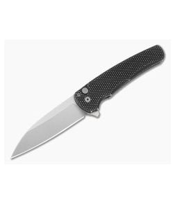 Protech Malibu BattleWorn Black Handle Stonewash Wharncliffe - PT-5305-BW 1