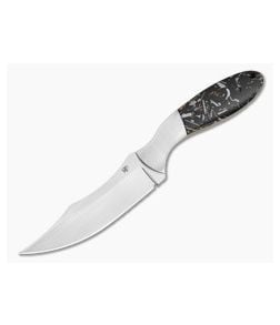 Aaron Frederick Confetti Aluminum Composite Persian-Inspired Custom Fixed Blade Knife (4.06") - CU-5342 1