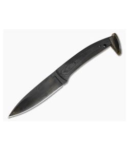 Aaron Frederick Railroad Spike Black G10 Spear Point Custom Fixed Blade Knife (4.5") - CU-5345 1