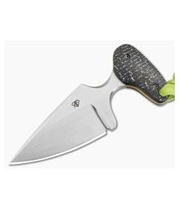 Aaron Frederick Blue Silver Lightning Strike Carbon Fiber Custom Push Dagger (2.50") - CU-5346 1