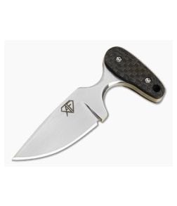 Aaron Frederick Lightning Strike Carbon Fiber Drop Point Custom Push Dagger (2.00") - CU-5348 1