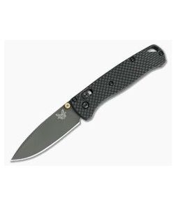 Benchmade Bugout Gray Cerakote S30V Flat Carbon Fiber Putman Scales 535GRY - BM-535GRY-PBS-009 1