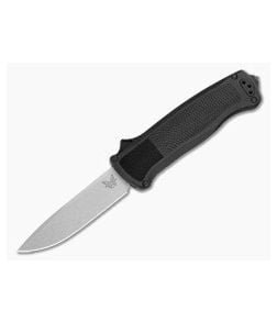 Benchmade 5371-04 Shootout Drop Point Black Grivory S30V Stonewashed OTF Automatic Knife (3.49" Blade) - BM-5371-04 1
