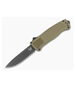 Benchmade 5371BK-03 Shootout Drop Point Ranger Green Grivory S30V Black DLC OTF Automatic Knife (3.49" Blade) - BM-5371BK-03 1