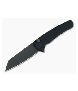 Protech Malibu Black Textured Handle Black Reverse Tanto - PT-5406 1