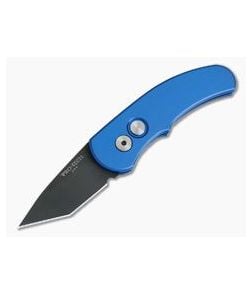 Protech Runt J4 Chisel Tanto Blue CA Legal Automatic DLC 154CM 5415-BLUE - PT-5415-BLUE 1