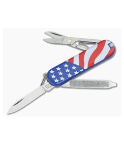 Victorinox Classic SD U.S. Flag Swiss Army Knife 0.6223.2E1-X2 - VN-0.6223.2E1-X2 1