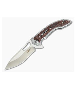 CRKT Ikoma Fossil (Small) Flipper Satin Plain Edge 5460 - CRKT-5460 1