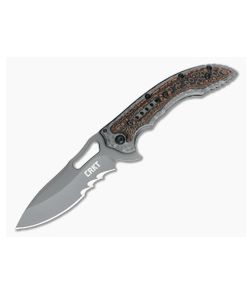 CRKT Ikoma Fossil (Small) Flipper Black Combo Edge 5461K - CRKT-5461K 1