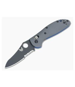 Benchmade 555SBK-1 Mini Griptilian G10 Black Serrated CPM-20CV - BM-555SBK-1 1