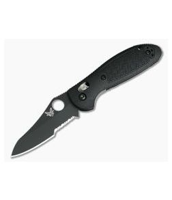 Benchmade 555SBK-S30V Mini Griptilian Sheepsfoot Black Serrated - BM-555SBK-S30V 1