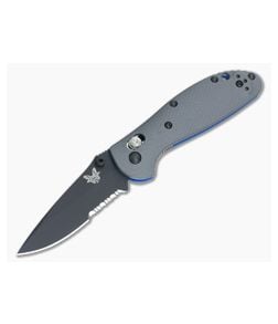 Benchmade G10 Mini Griptilian 556SBK-1 Serrated BK1 Coated CPM-20CV - BM-556SBK-1 1