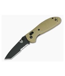 Benchmade 557SBKSN-S30V Mini Griptilian Sand Tan Tanto Point Black Serrated - BM-557SBKSN-S30V 1