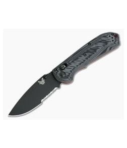 Benchmade 560SBK-1 Freek Layered G10 AXIS Lock Black Serrated CPM-M4 - BM-560SBK-1 1