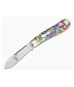 Northfield Cutlery #56 Bird Dog Mardi Gras Acrylic - GEC-562118-MGA 1