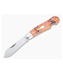 Tidioute #56 Dogleg Jack Easy Open 1095 Spear Blade Orange Scramble Handles 562123EO-OS - GEC-562123EO-OS 1