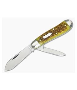 Tidioute Cutlery #56 Bird Dog 2 Blade Mustard Jig Bone - GEC-562218-MJB 1