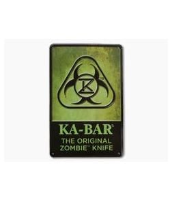 Kabar Original Zombie Knife Metal Sign - KA-5700SIGN 1