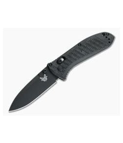 Benchmade Mini Presidio II Manual Black CF-Elite Black Plain S30V AXIS Lock Folder 575BK-1 - BM-575BK-1 1
