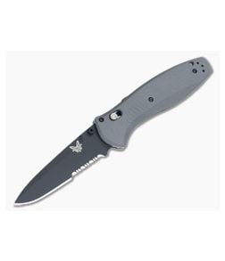 Benchmade 580SBK-2 Barrage Gray G10 Black Serrated CPM-S30V - BM-580SBK-2 1