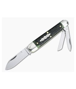 Tidioute Cutlery #59 Shaffer Farm Whittler Slip Joint Mint Chocolate Jigged Bone Folder 592322 - GEC-592322-MCJB 1