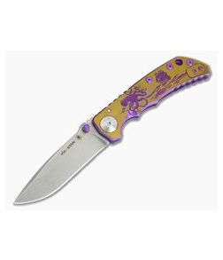 Spartan Harsey Folder Special Edition Purple Kraken Stonewashed S35VN - SB-5KRAKEN-02 1