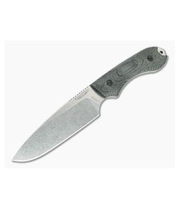 Bradford Guardian5 Sabre Grind CPM-3V 3D Black Micarta - BK-5S-101-3V 1