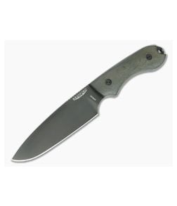 Bradford Guardian5 Sabre Grind Black DLC CPM-3V 3D OD Green Micarta - BK-5S-102B-3V 1