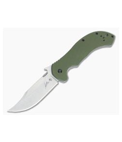 Kershaw Emerson CQC-10K Green Clip Point Frame Lock 6030 - KS-6030 1