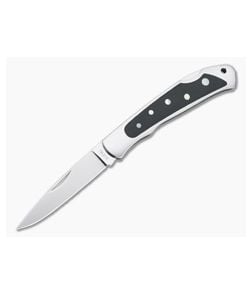 Moki Serapis Polished VG10 Black Micarta MOP Inlaid Lock Back Folder 610BMD - MK-610BMD 1